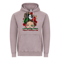 Vintage Zinc Mexicana messy bun Vintage Hoodie - NancyCooperArtShop