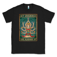 Black my chakras are aligned af vintage yoga meditation Classic Tee - tuanDangUi