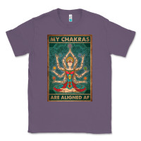 Lavender my chakras are aligned af vintage yoga meditation Classic Tee - tuanDangUi