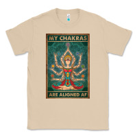 Mushroom my chakras are aligned af vintage yoga meditation Classic Tee - tuanDangUi