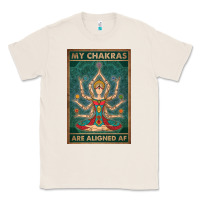 Natural my chakras are aligned af vintage yoga meditation Classic Tee - tuanDangUi