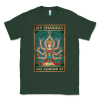 Sports Green my chakras are aligned af vintage yoga meditation Classic Tee - tuanDangUi
