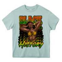 Arona black history afro woman Heavy Core Tee - NancyCooperArtShop