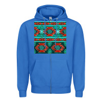 True Royal native american aztec seamless pattern 4 Zipper Hoodie - BundleAndBundleShop
