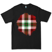 Black Christmas Tartan Patch Premium Tee - BundleAndBundleShop