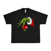 Black Christmas Character Urban Heavy Tee - NancyCooperArtShop