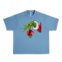 Pebble Blue Christmas Character Urban Heavy Tee - NancyCooperArtShop