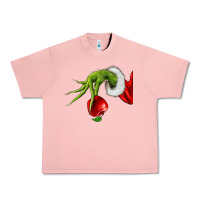 Salmon Christmas Character Urban Heavy Tee - NancyCooperArtShop