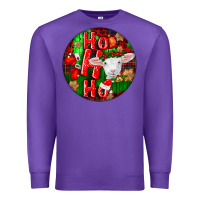 Purple ho ho ho merino wool baby sheep Premium Sweatshirt - LillyAllenDesigns