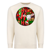 Sandshell ho ho ho merino wool baby sheep Premium Sweatshirt - LillyAllenDesigns