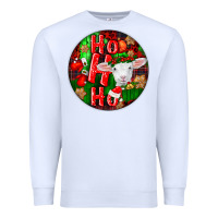 White ho ho ho merino wool baby sheep Premium Sweatshirt - LillyAllenDesigns
