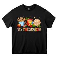 Black 'tis the season Heavy Core Tee - MaliasSmallBusiness