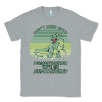 Heather Grey Don t Mess With Mamasaurus You ll Get Jurasskicked Classic Tee - Bettercallsaul