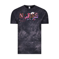 Cloud Black valentines day nurse Vintage Tee - RanaPortraitStore