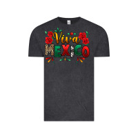 Vintage Black Viva Mexico Cinco De Mayo Vintage Tee - texasbilliewilder