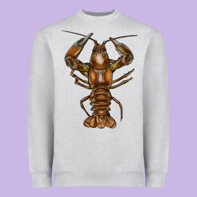 Crawfish Heavyweight Sweatshirt Designed By Fadigitalartstudio