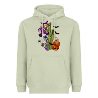 Matcha halloween cows Heavyweight Hoodie - LillyAllenDesigns