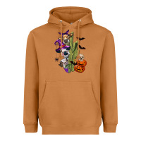 Meerkat halloween cows Heavyweight Hoodie - LillyAllenDesigns