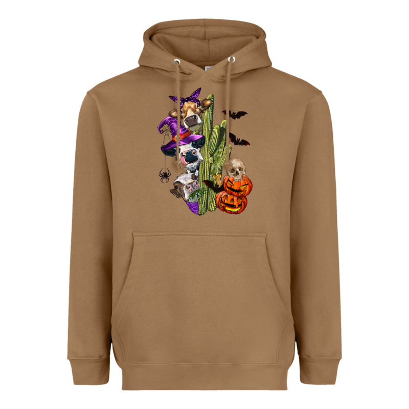Halloween Cows Heavyweight Hoodie by LillyAllenDesigns | Teevron