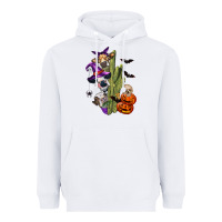 White halloween cows Heavyweight Hoodie - LillyAllenDesigns