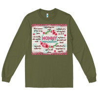 Army Green mommy reminder Long Sleeve Tee - TumblerDesignByShophia