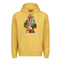 Antique Gold nurse christmas tree Premium Hoodie - FaDigitalArtStudio