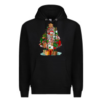 Black nurse christmas tree Premium Hoodie - FaDigitalArtStudio