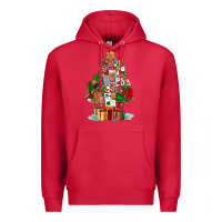 Cardinal nurse christmas tree Premium Hoodie - FaDigitalArtStudio