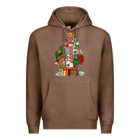 Chestnut nurse christmas tree Premium Hoodie - FaDigitalArtStudio