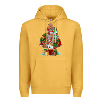 Mustard nurse christmas tree Premium Hoodie - FaDigitalArtStudio