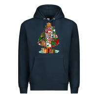 Navy nurse christmas tree Premium Hoodie - FaDigitalArtStudio