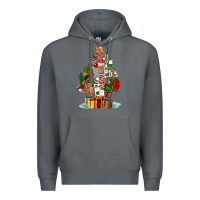 Rock nurse christmas tree Premium Hoodie - FaDigitalArtStudio