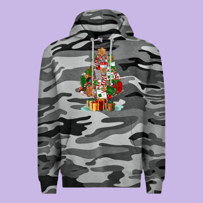 Nurse Christmas Tree Premium Hoodie Designed By Fadigitalartstudio