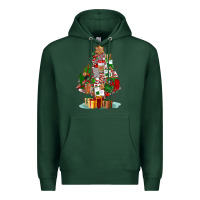 Sports Green nurse christmas tree Premium Hoodie - FaDigitalArtStudio