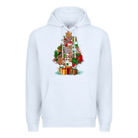 White nurse christmas tree Premium Hoodie - FaDigitalArtStudio