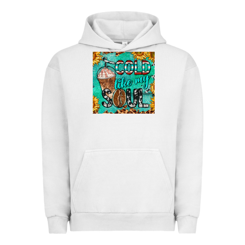 Cold Like My Soul  Mug Coaster Urban Hoodie by BarkalooDesign | Teevron