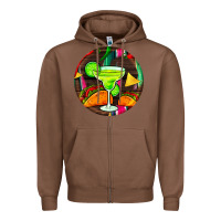 Chestnut hispanic heritage month round earrings 2 Zipper Hoodie - BundleAndBundleShop