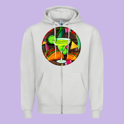 Hispanic Heritage Month Round Earrings 2 Zipper Hoodie Designed By Bundleandbundleshop