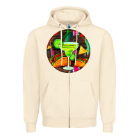 Sandshell hispanic heritage month round earrings 2 Zipper Hoodie - BundleAndBundleShop