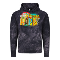 Cloud Black Choose happy Vintage Hoodie - NancyCooperArtShop
