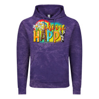Cloud Purple Choose happy Vintage Hoodie - NancyCooperArtShop