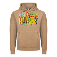 Vintage Coffee Choose happy Vintage Hoodie - NancyCooperArtShop