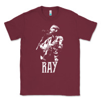 Burgundy ray lamontagne   white stencil 1 Classic Tee - tuanDangUi