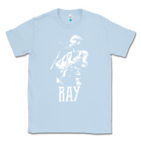 Dusty Blue ray lamontagne   white stencil 1 Classic Tee - tuanDangUi