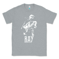 Heather Grey ray lamontagne   white stencil 1 Classic Tee - tuanDangUi