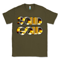 Army Green solid gold 1980s tv show pop music Classic Tee - tuanDangUi
