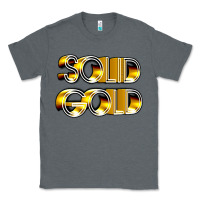 Charcoal Heather solid gold 1980s tv show pop music Classic Tee - tuanDangUi