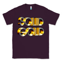 Plum solid gold 1980s tv show pop music Classic Tee - tuanDangUi