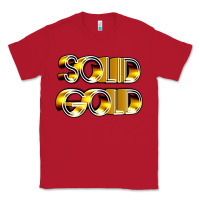Red solid gold 1980s tv show pop music Classic Tee - tuanDangUi