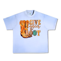 Grape Ice Give Cancer the boot Kidney Cancer orange ribbon Urban Heavy Tee - NancyCooperArtShop